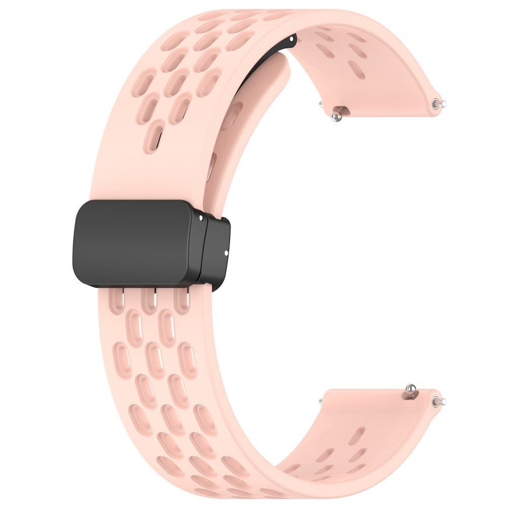 Vildt Smuk Metal Og Silikone Universal Rem passer til Smartwatch - Pink#serie_8