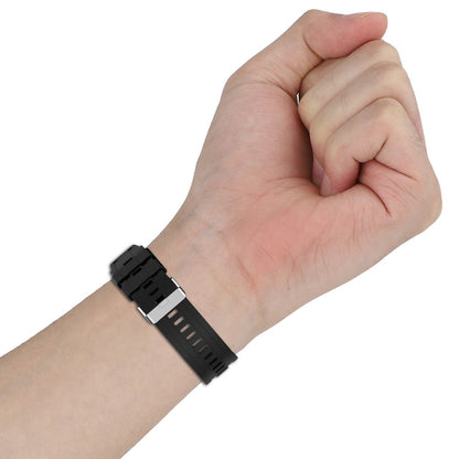 Meget Nydelig Silikone Universal Rem passer til Smartwatch - Blå#serie_5