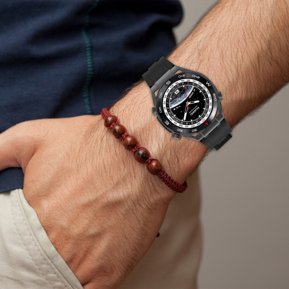 Meget Nydelig Silikone Universal Rem passer til Smartwatch - Pink#serie_9