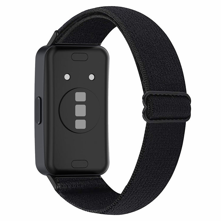 Super Holdbart Nylon Rem passer til Huawei Band 8 - Sort#serie_7