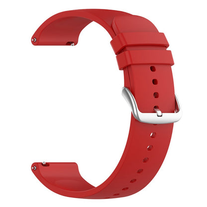 Super Slidstærk Silikone Universal Rem passer til Smartwatch - Rød#serie_5