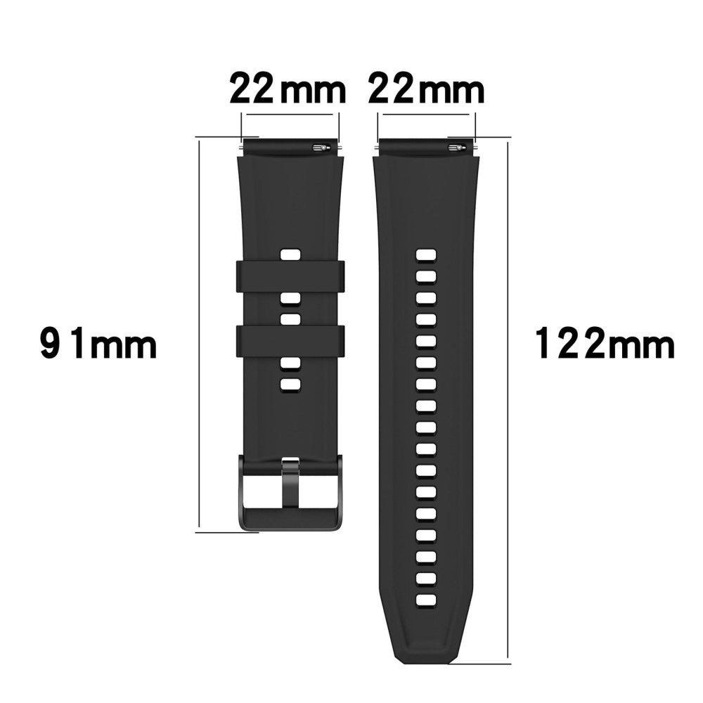 Vildt Sejt Silikone Universal Rem passer til Smartwatch - Pink#serie_10
