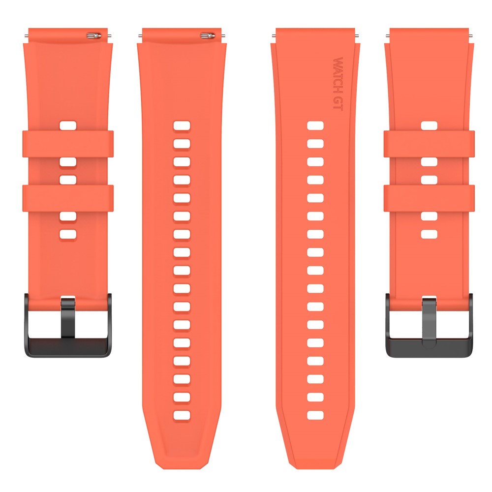 Vildt Sejt Silikone Universal Rem passer til Smartwatch - Orange#serie_11