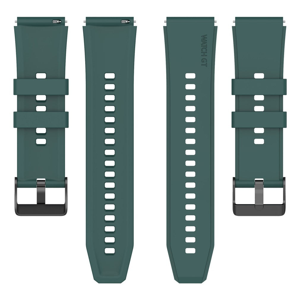 Vildt Sejt Silikone Universal Rem passer til Smartwatch - Grøn#serie_4