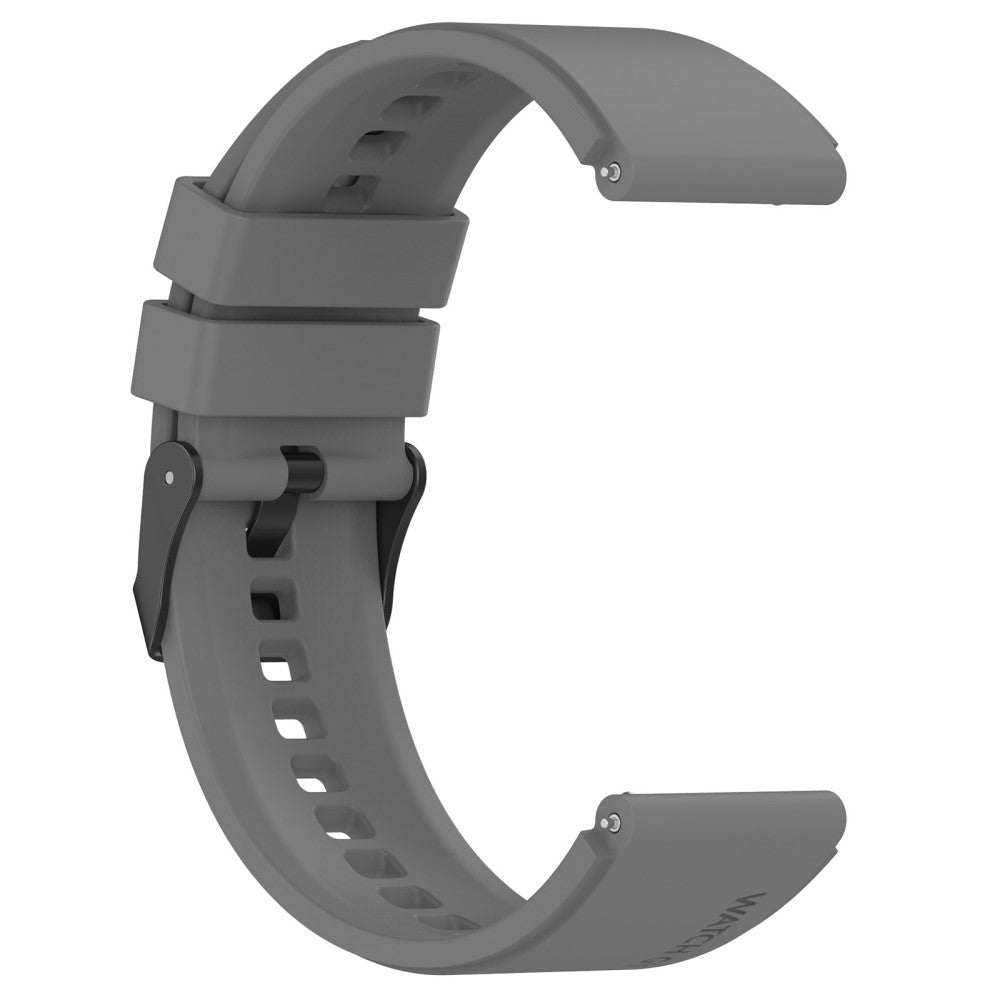 Vildt Sejt Silikone Universal Rem passer til Smartwatch - Sølv#serie_7
