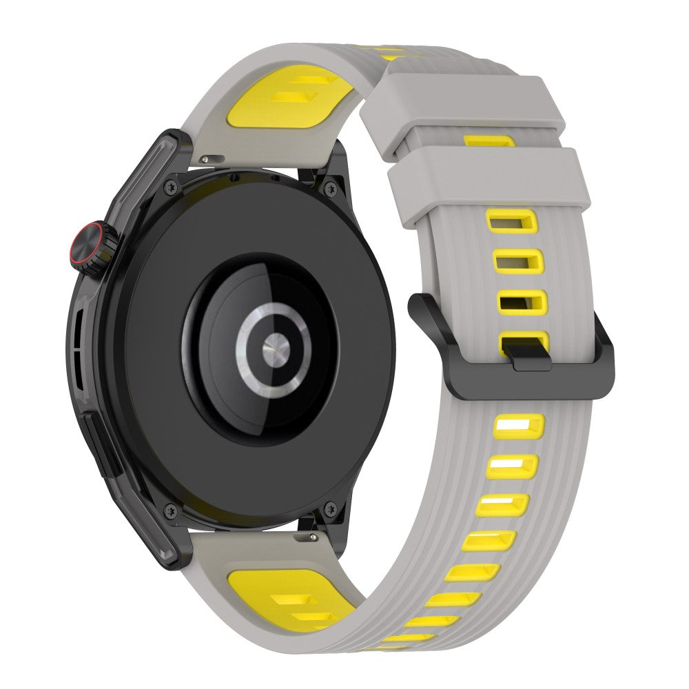 Smuk Metal Og Silikone Universal Rem passer til Smartwatch - Sølv#serie_3