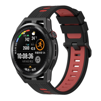 Smuk Metal Og Silikone Universal Rem passer til Smartwatch - Rød#serie_8