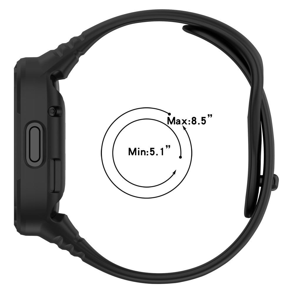 Xiaomi Redmi Watch 3 silicone strap with protective cover - Red#serie_5