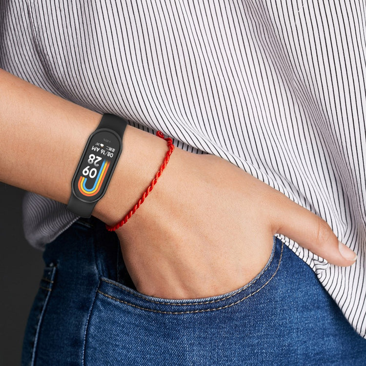 Vildt Flot Silikone Rem passer til Xiaomi Smart Band 8 - Blå#serie_2