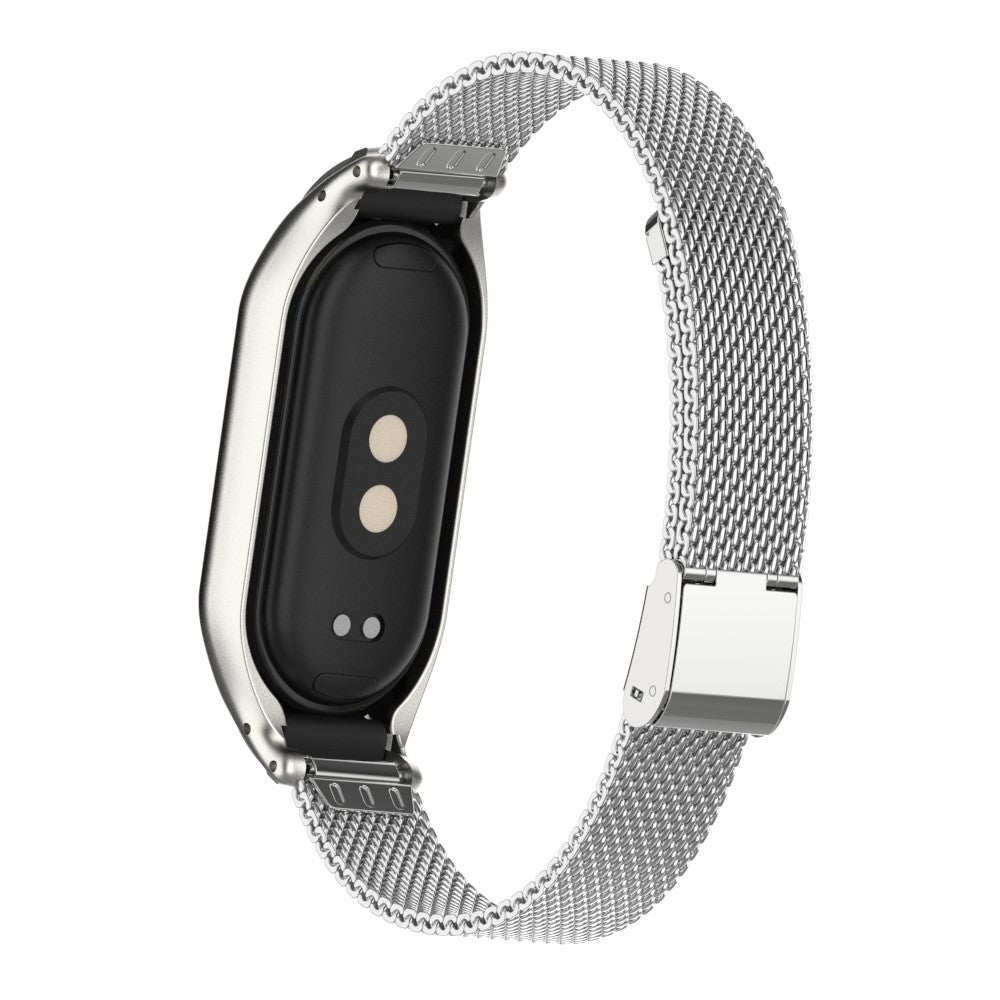 Godt Metal Cover passer til Xiaomi Smart Band 8 - Sølv#serie_2