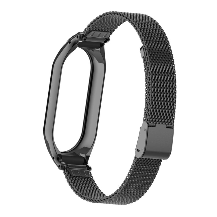 Godt Metal Cover passer til Xiaomi Smart Band 8 - Sort#serie_3