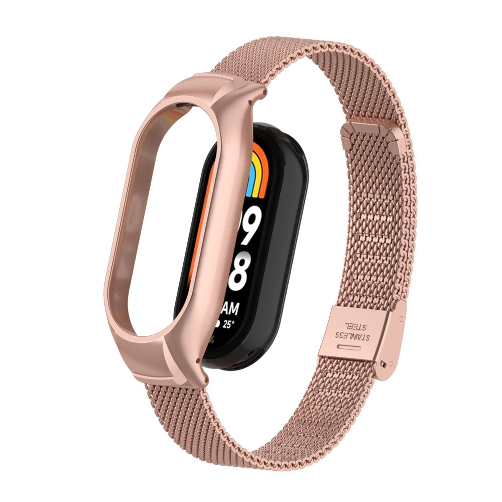 Godt Metal Cover passer til Xiaomi Smart Band 8 - Pink#serie_6