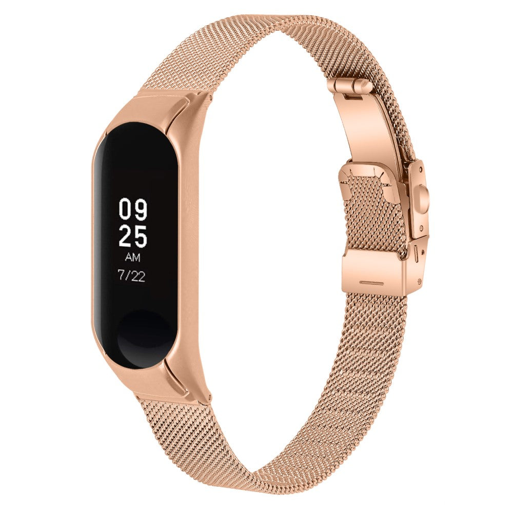 Helt Vildt Flot Metal Rem passer til Xiaomi Smart Band 8 - Pink#serie_2