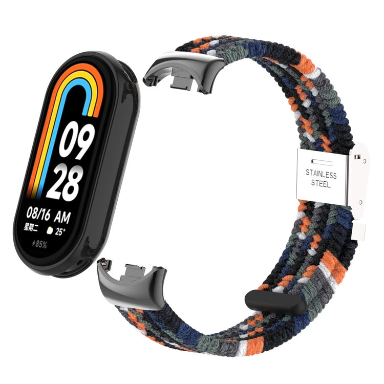 Meget Pænt Metal Og Nylon Rem passer til Xiaomi Smart Band 8 - Flerfarvet#serie_6