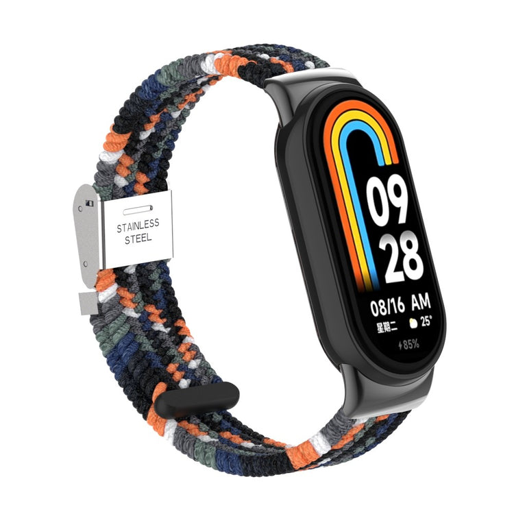 Meget Pænt Metal Og Nylon Rem passer til Xiaomi Smart Band 8 - Flerfarvet#serie_6