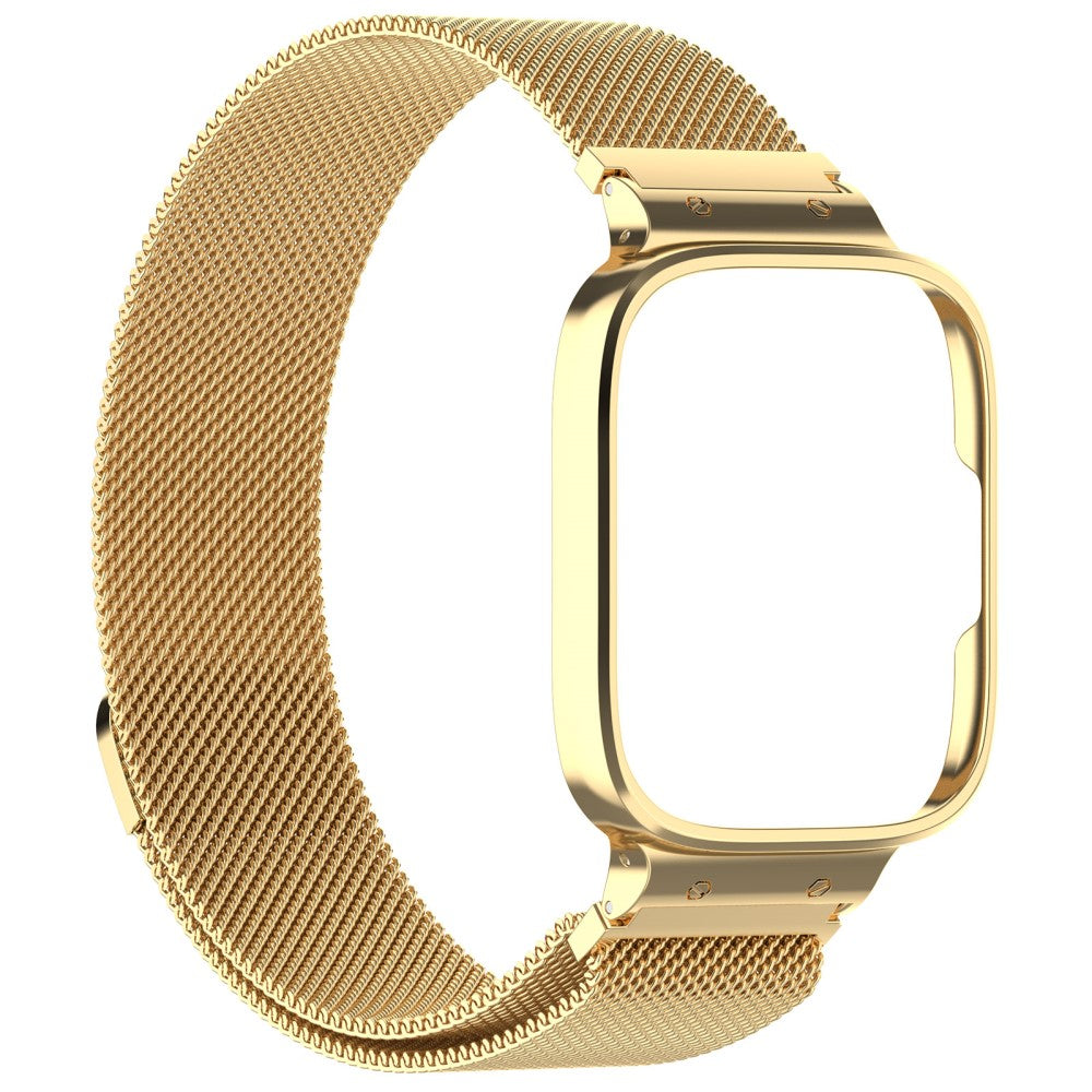 Metal Og Plastik Universal Rem passer til Xiaomi Redmi Watch 3 Active / Xiaomi Mi Watch Lite 3 - Guld#serie_2