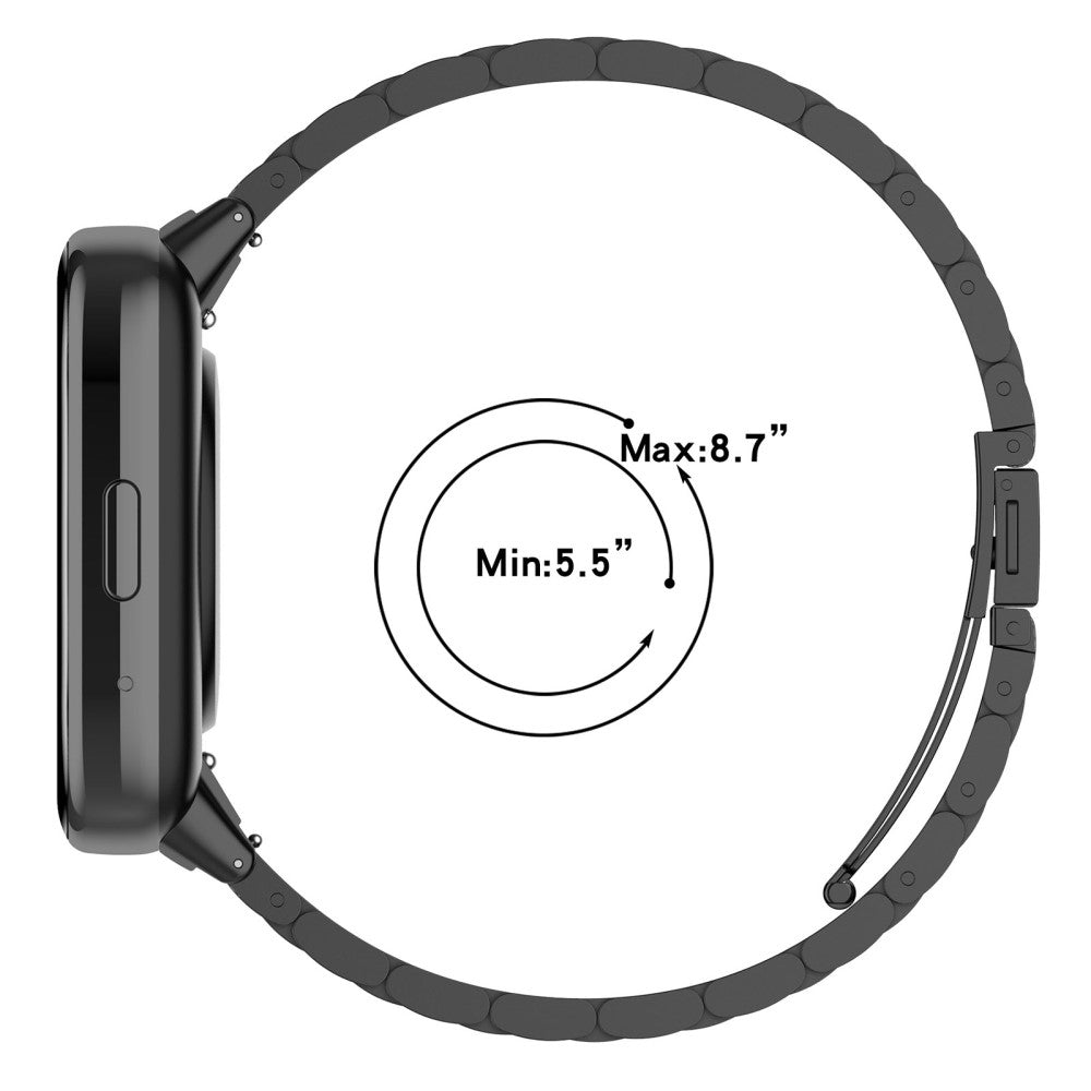 Metal Universal Rem passer til Xiaomi Redmi Watch 3 Active / Xiaomi Mi Watch Lite 3 - Sølv#serie_2