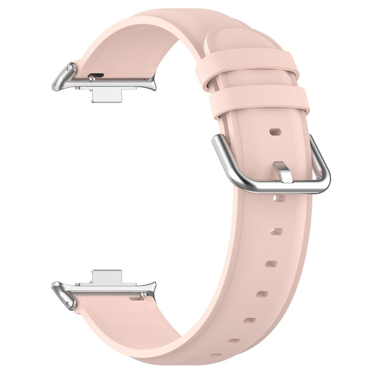 Mega Fed Ægte Læder Rem passer til Xiaomi Smart Band 8 Pro - Pink#serie_3