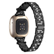 Fitbir Sense / Versa 3 rhinestone décor stainless steel strap
