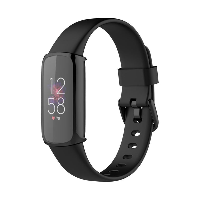 Alle Tiders Silikone Cover til Fitbit Luxe - Sort#serie_1