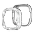 Fitbit Sense 2 / Versa 4 elegante funda con decoración de strass 