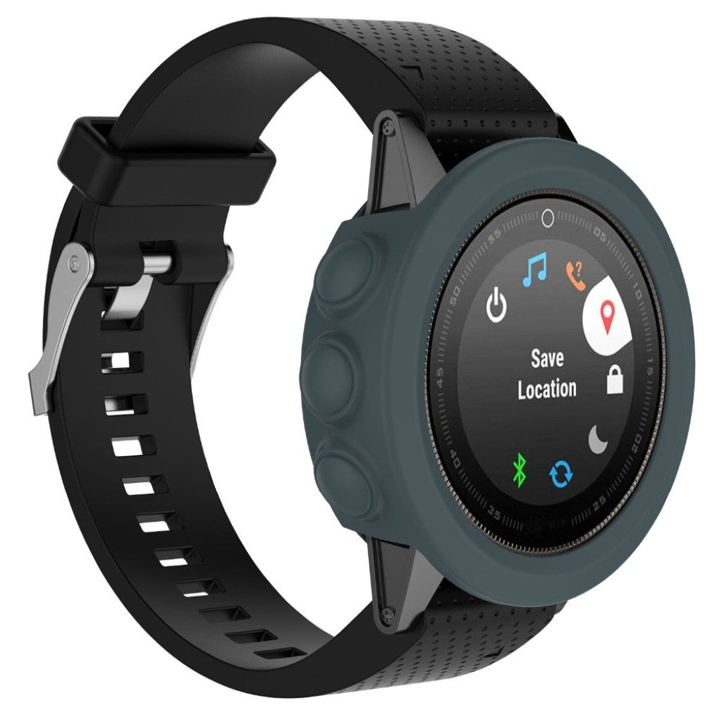 Rigtigt Flot Garmin Fenix 5X Silikone Cover - Blå#serie_7