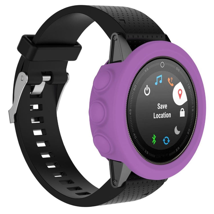 Rigtigt Flot Garmin Fenix 5X Silikone Cover - Lilla#serie_8