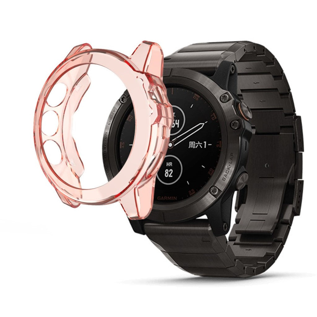 Super Godt Garmin Fenix 5X Silikone Cover - Rød#serie_4