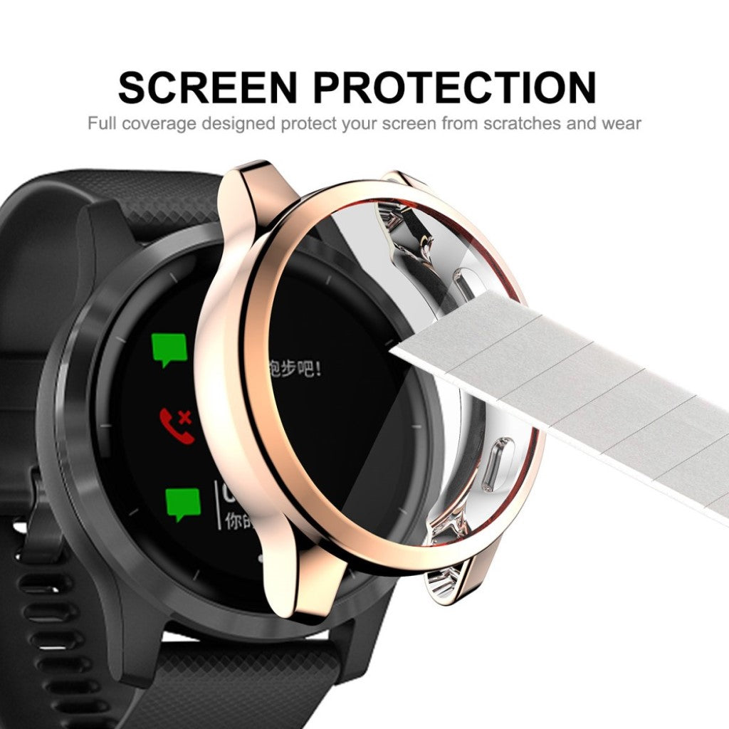 Mega Godt Silikone Cover til Garmin Venu 2 / Garmin Vivoactive 4 - Guld#serie_3