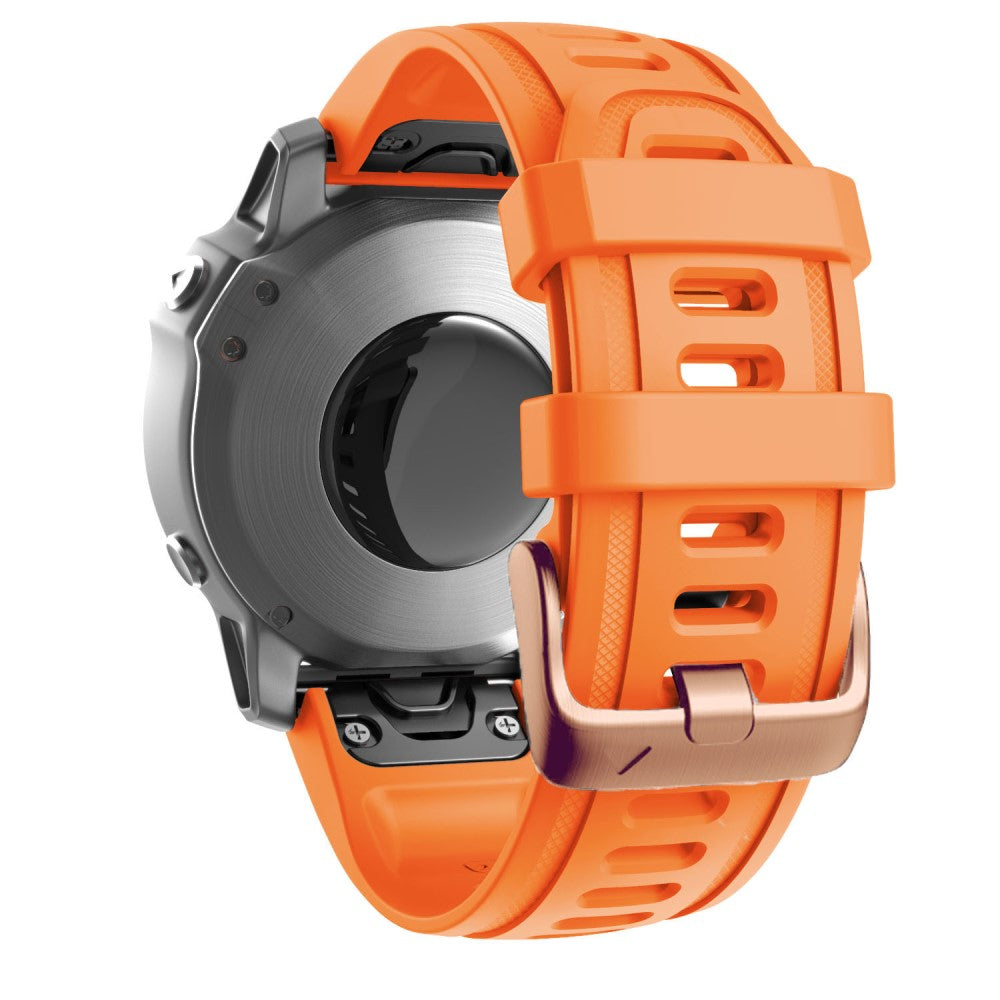 Meget Godt Silikone Universal Rem passer til Garmin Smartwatch - Orange#serie_4