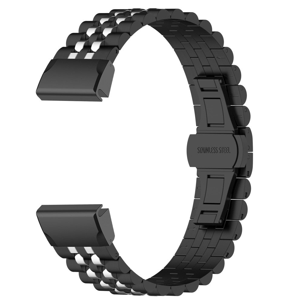 Mega Fantastisk Metal Universal Rem passer til Garmin Smartwatch - Sort#serie_4