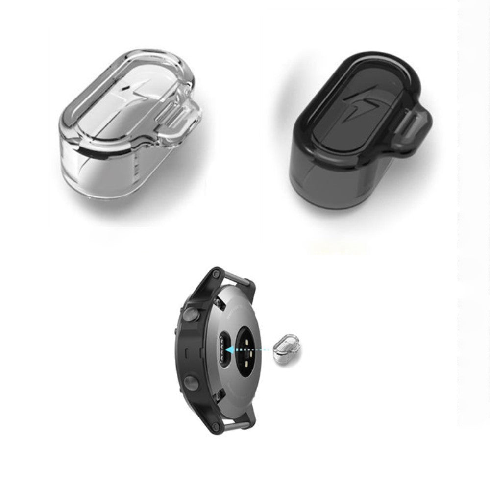 Alle Tiders Silikone Cover passer til Garmin Smartwatch - Gennemsigtig#serie_1