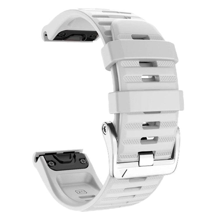 Vildt Fed Silikone Universal Rem passer til Smartwatch - Hvid#serie_9