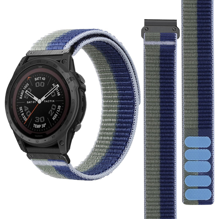 Meget Fed Nylon Universal Rem passer til Smartwatch - Flerfarvet#serie_4