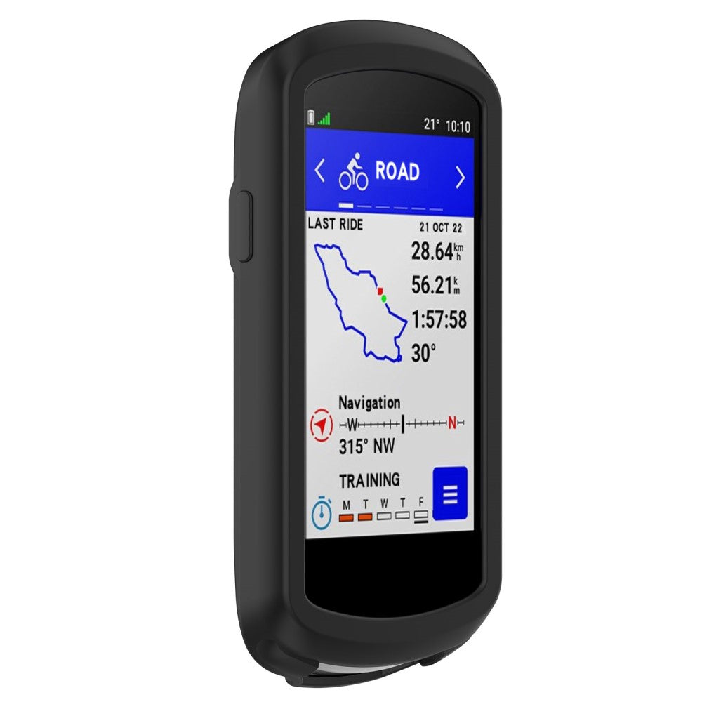 Fed Silikone Cover til Garmin Edge 1040 - Sort#serie_1