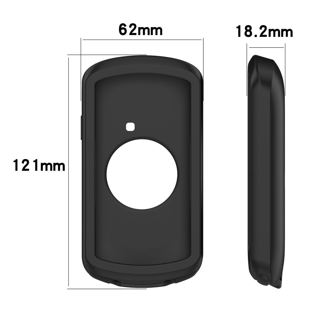 Fed Silikone Cover til Garmin Edge 1040 - Sort#serie_1