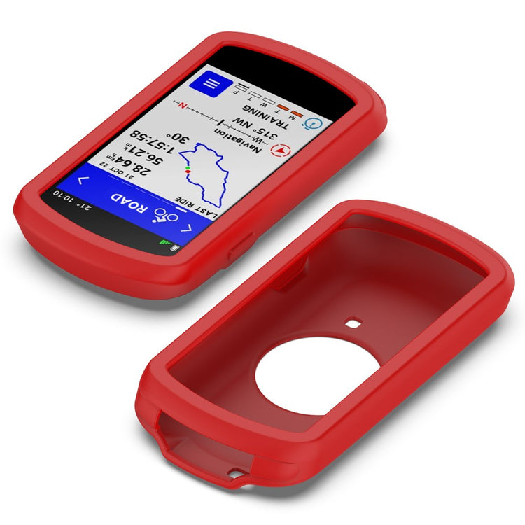 Fed Silikone Cover til Garmin Edge 1040 - Rød#serie_5