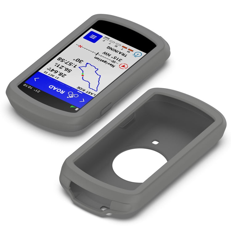 Fed Silikone Cover til Garmin Edge 1040 - Sølv#serie_7