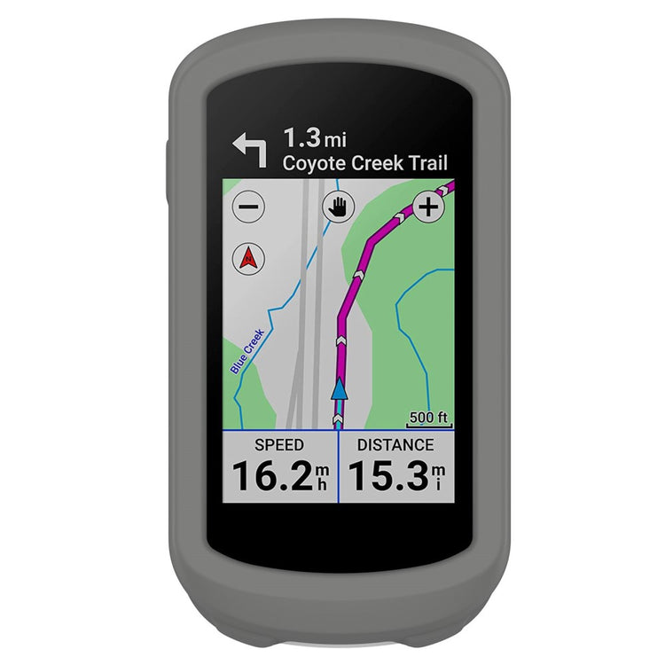 Meget Flot Garmin Edge Explore 2 Silikone Cover - Sølv#serie_7