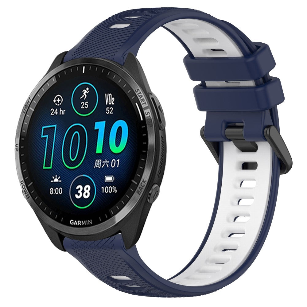 Supercool Silikone Universal Rem passer til Garmin Smartwatch - Blå#serie_10