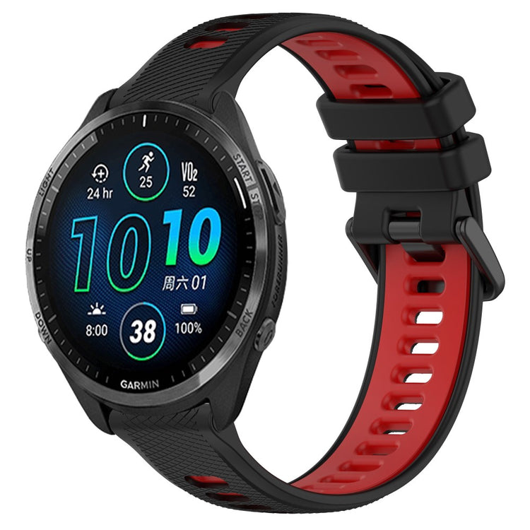 Supercool Silikone Universal Rem passer til Garmin Smartwatch - Rød#serie_7