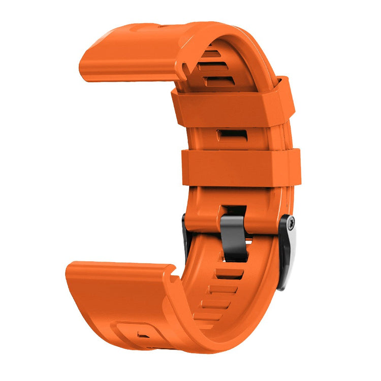 Super Holdbart Silikone Universal Rem passer til Smartwatch - Orange#serie_4
