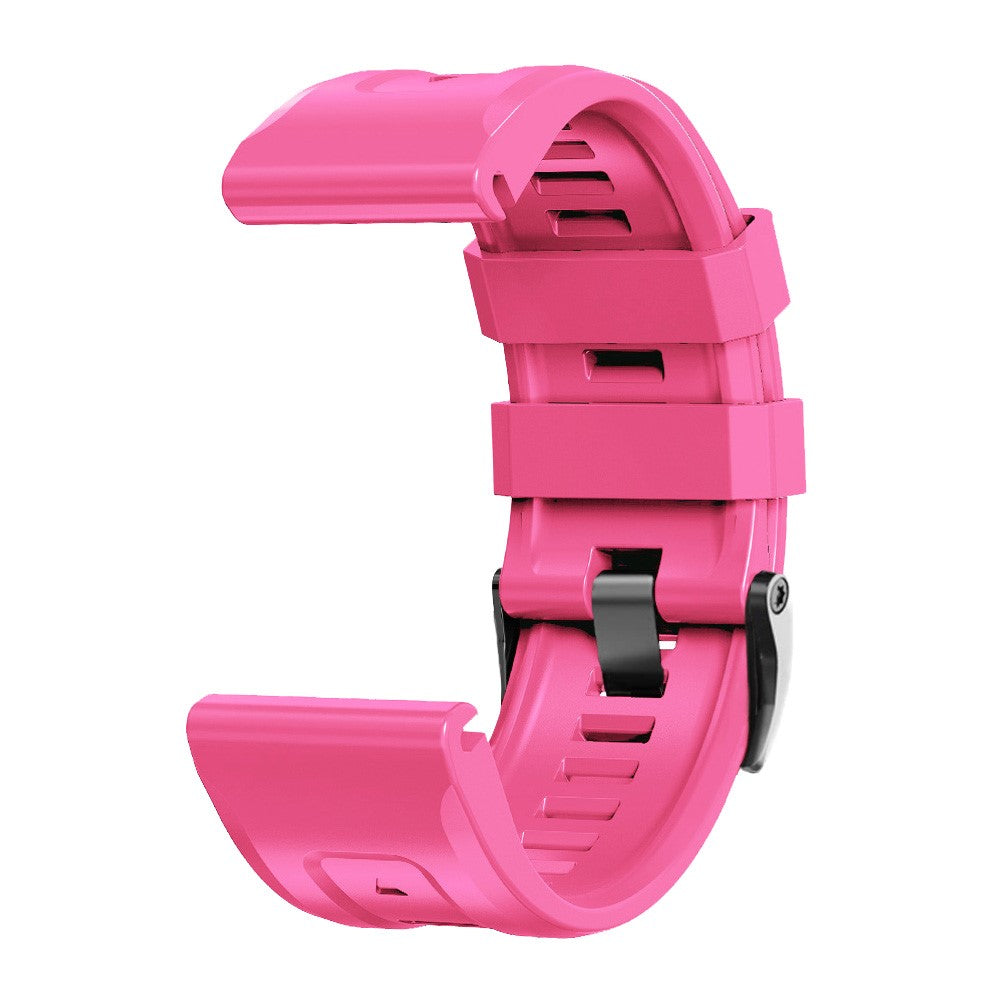 Super Holdbart Silikone Universal Rem passer til Smartwatch - Pink#serie_5