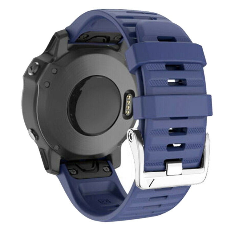 Helt Vildt Flot Silikone Universal Rem passer til Smartwatch - Blå#serie_10