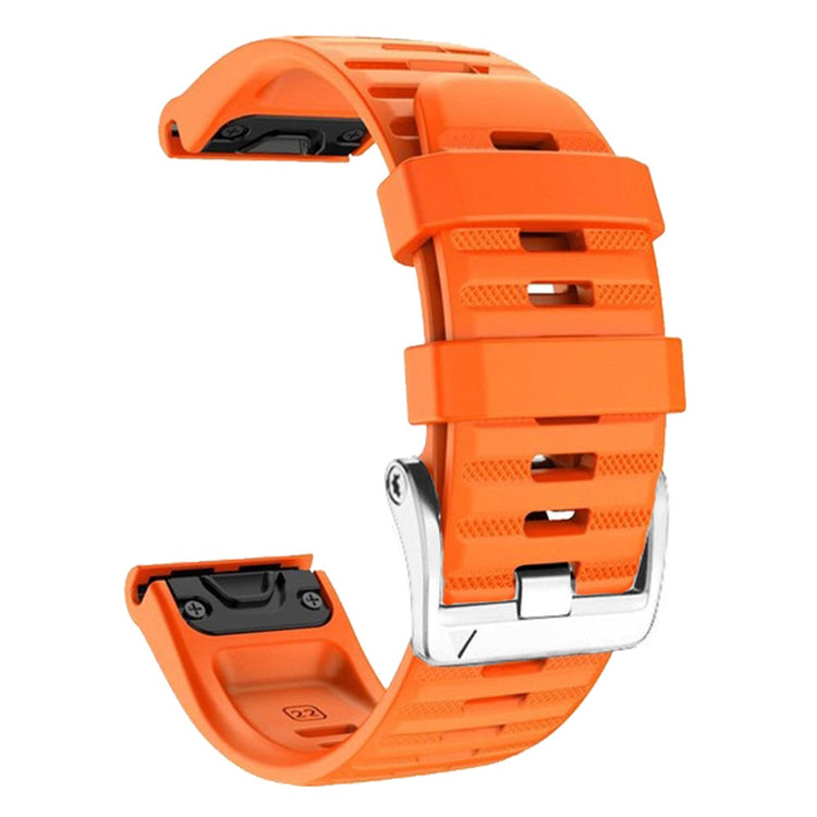 Helt Vildt Flot Silikone Universal Rem passer til Smartwatch - Orange#serie_11