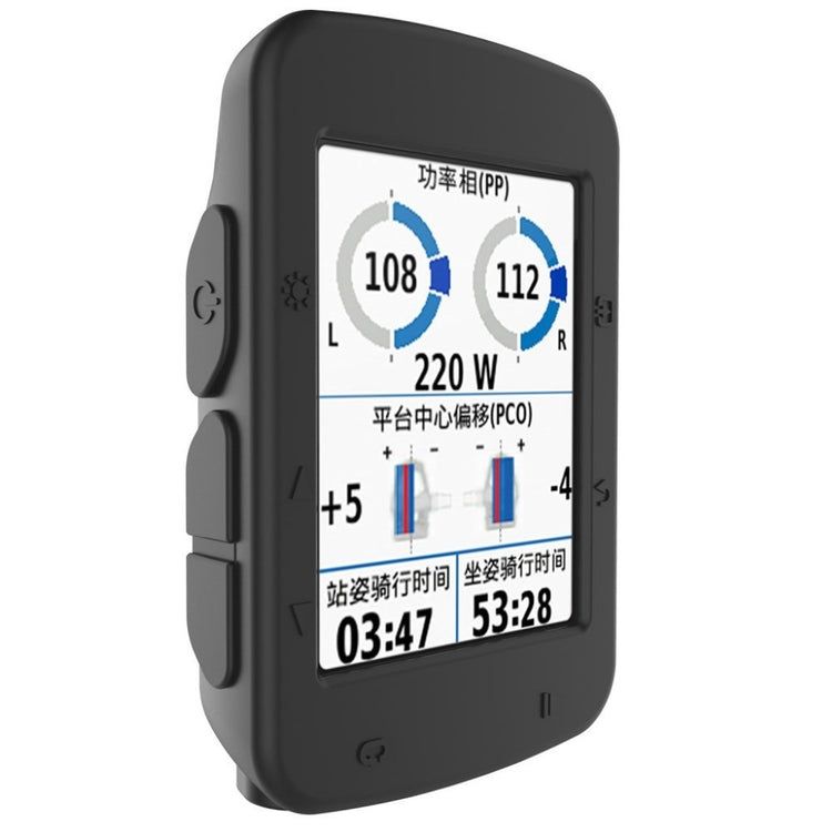 Mega Fed Garmin Edge 520 Silikone Cover - Sort#serie_2