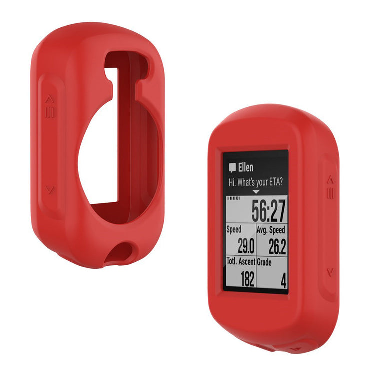 Super Flot Garmin Edge 130 Silikone Cover - Rød#serie_3