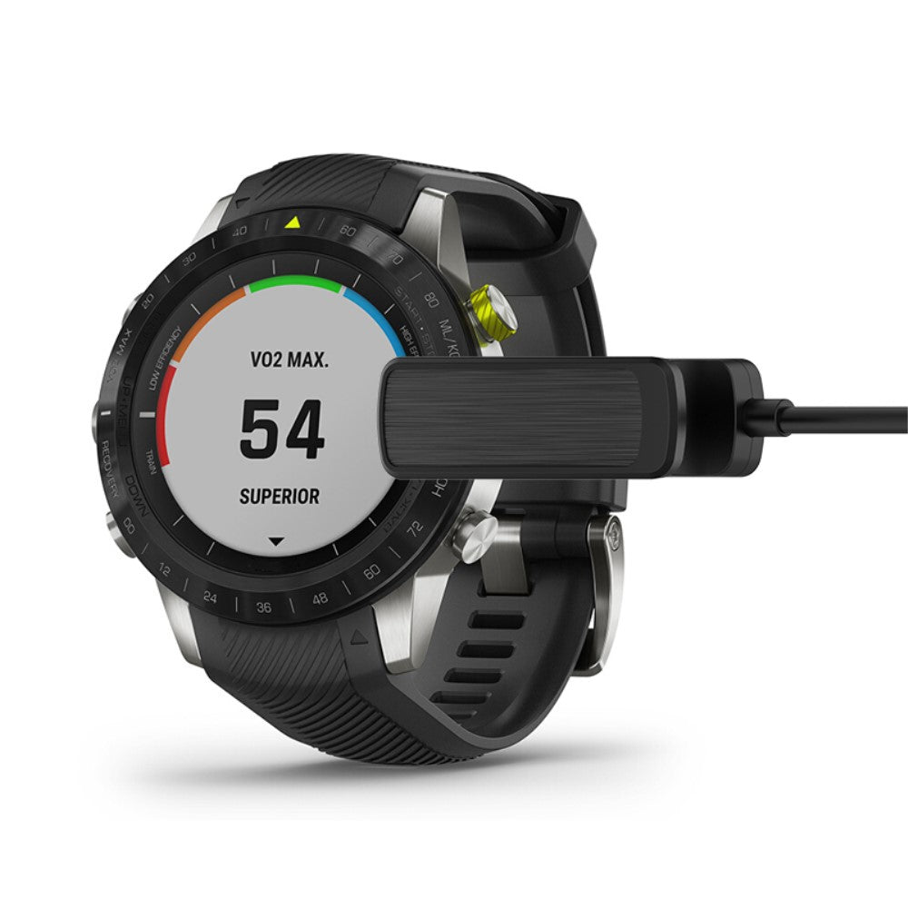 100cm USB Opladningskabel passer til Garmin Smartwatch - Sort#serie_1