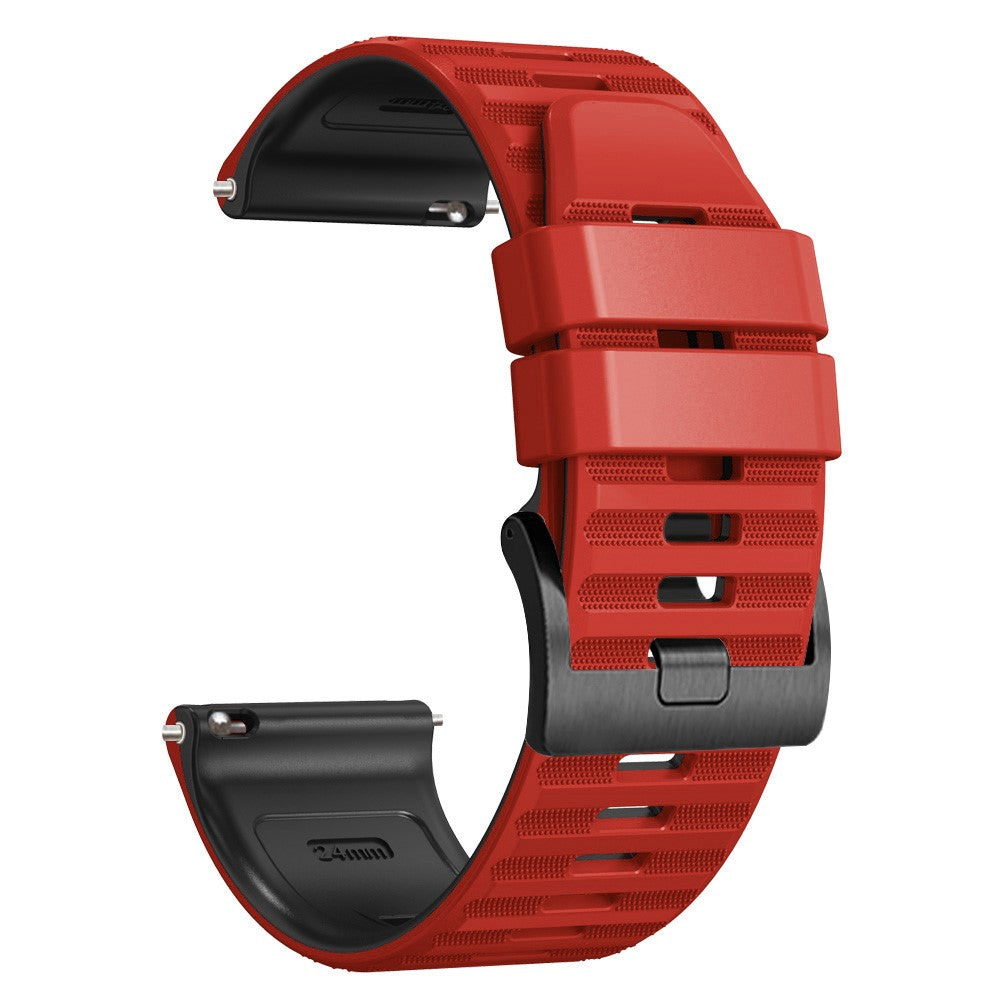 Helt Vildt Nydelig Silikone Universal Rem passer til Smartwatch - Rød#serie_1