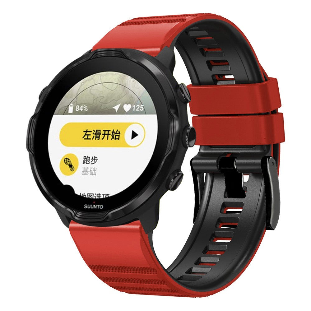 Helt Vildt Nydelig Silikone Universal Rem passer til Smartwatch - Rød#serie_1